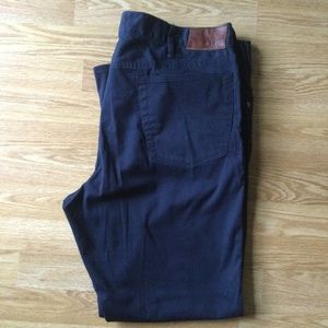 Polo Ralph Lauren The Prospect Straight Cotton Sateen Pant 38x30 Navy